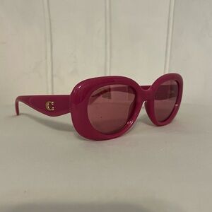 Coach Pillow Tabby Round Sunglasses